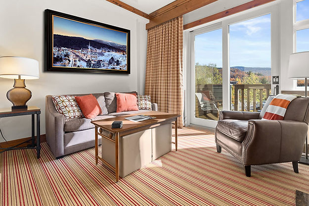 Stowe with Last Light on Mt. Mansfield