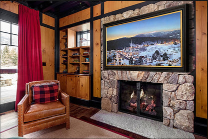 Stowe with Last Light on Mt. Mansfield